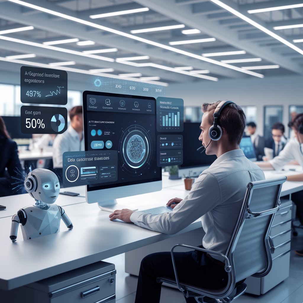 agentes de inteligência artificial no suporte e atendimento